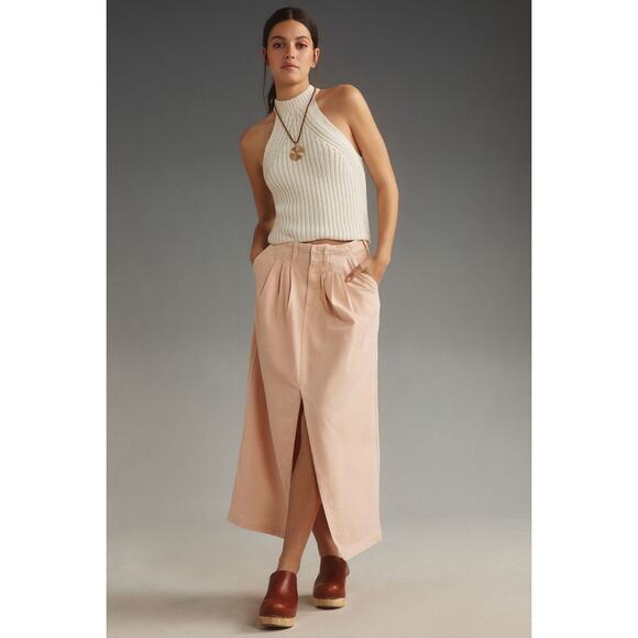 Pilcro by Anthropologie Slouchy Trouser Maxi Skirt Size 14 - Picture 1 of 7